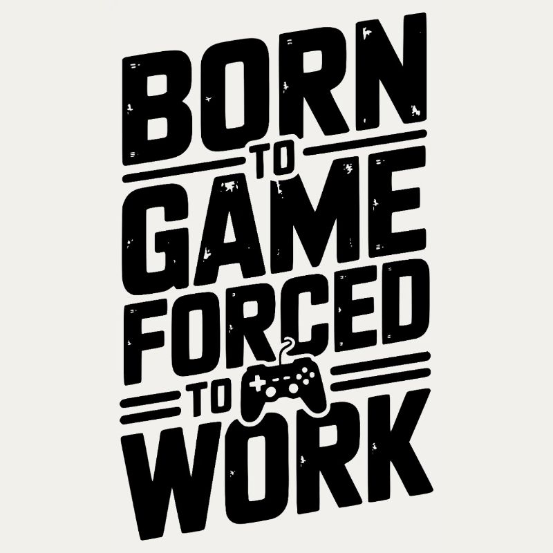 Né pour le jeu, forcé de travailler