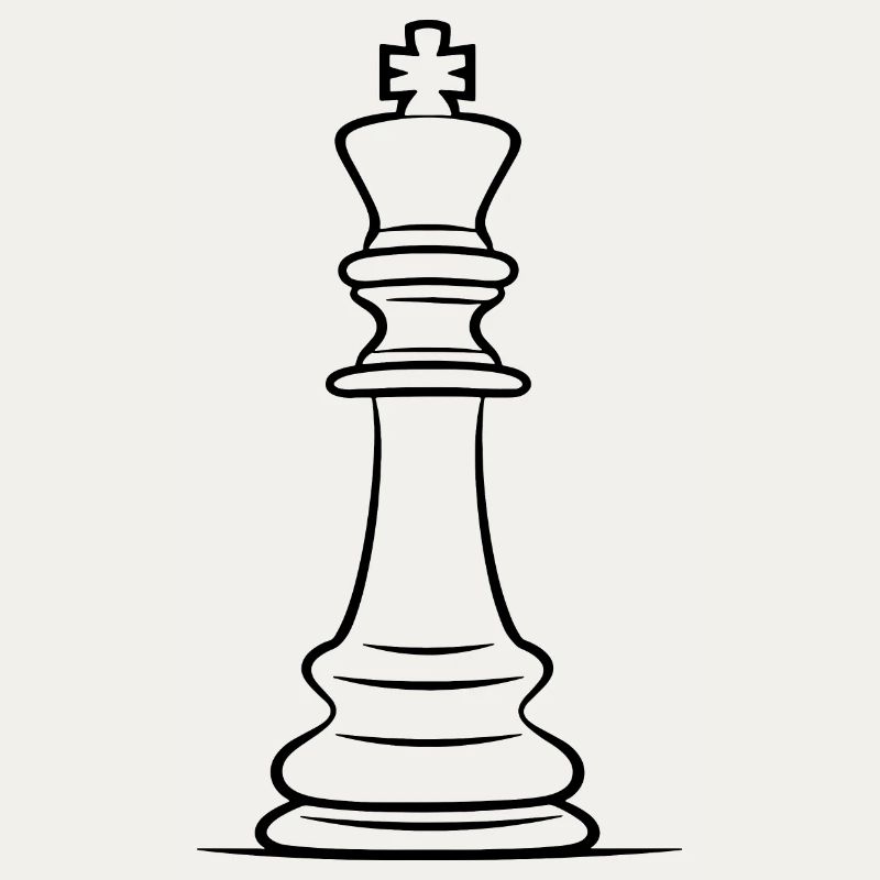 Dessin de pièces d’échecs