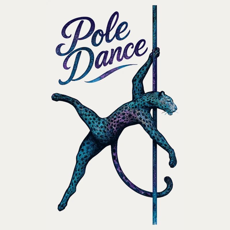 Pole dance Léopard Pole Dancer Pole Cadeau