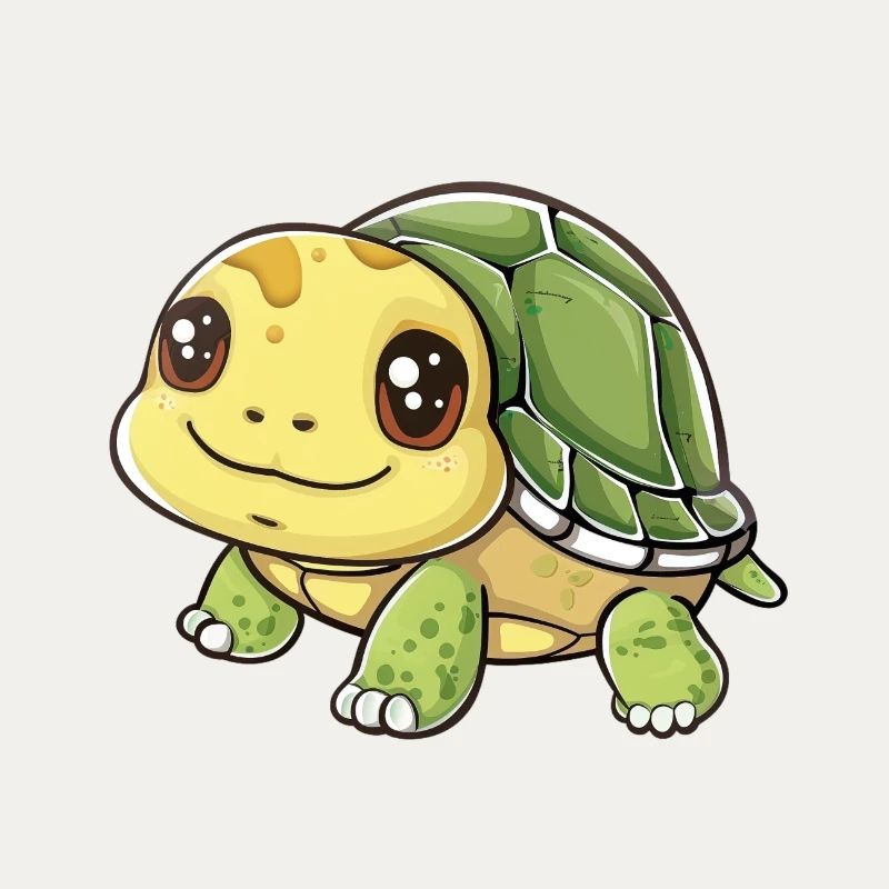 Cute Smiling Turtle For You