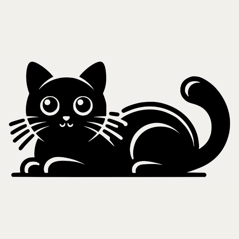 Dessin de chat mignon