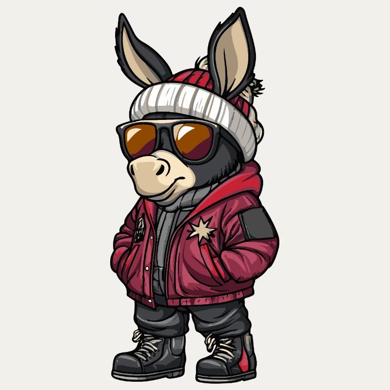 Esel Cool Comic