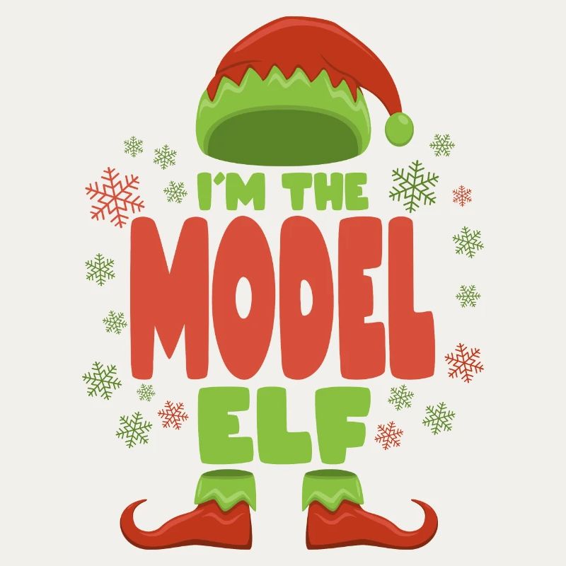 Modèle de lutin de Noël
