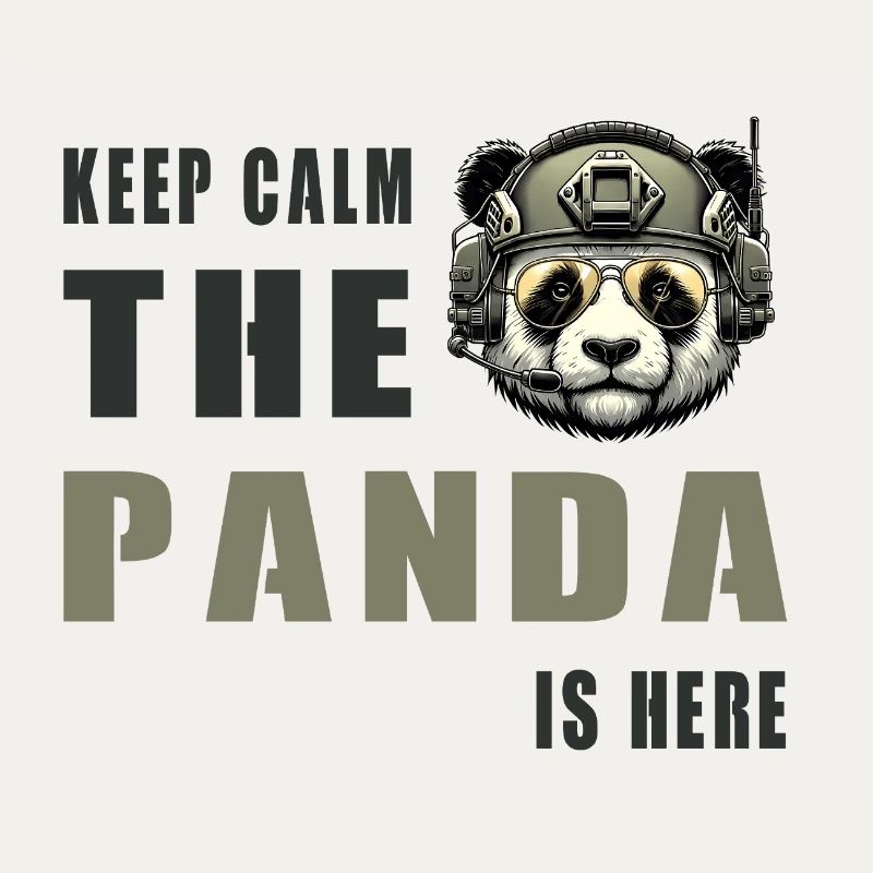 Panda tactique – Restez calme