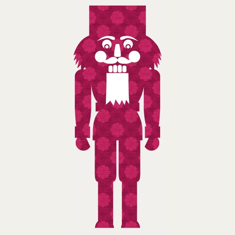 Nutcracker Christmas Decoration Texture Pattern