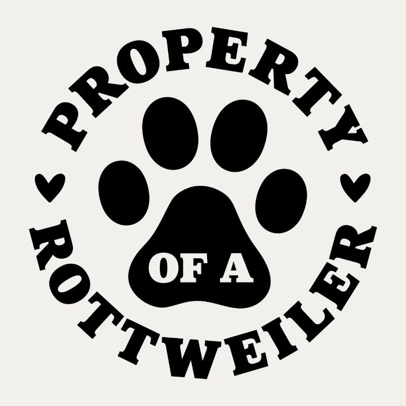 Eigentum eines Rottweilers