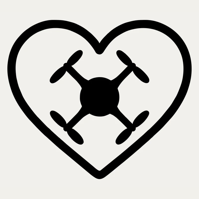 Heart Drone Quadcopter