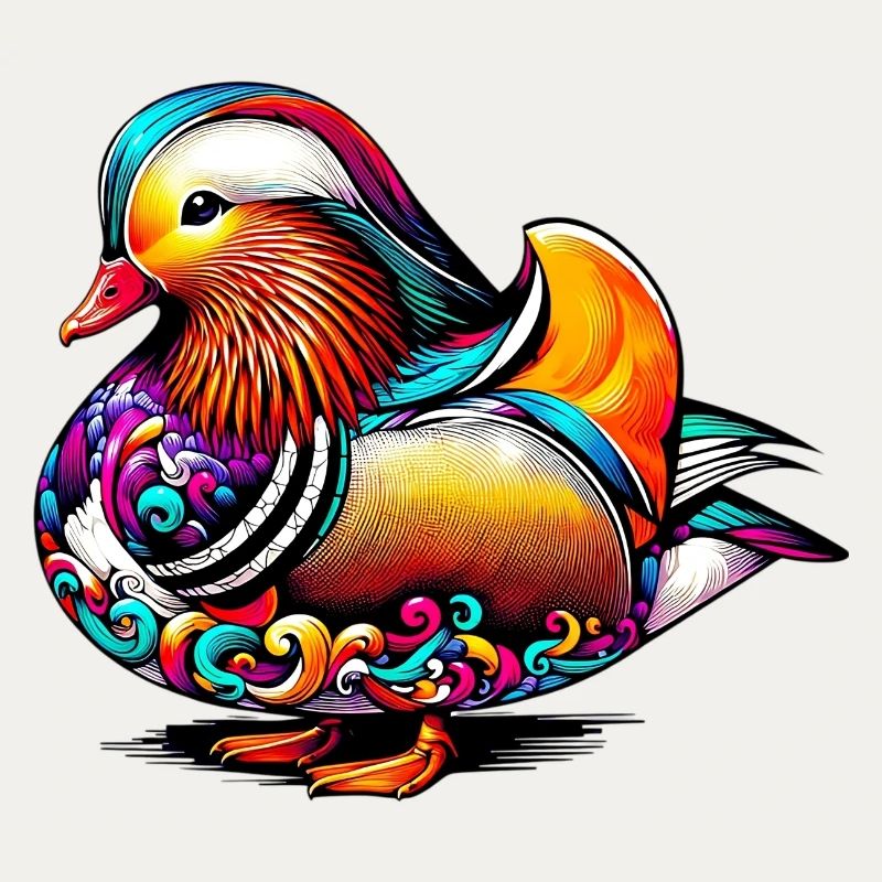 Mandarin duck