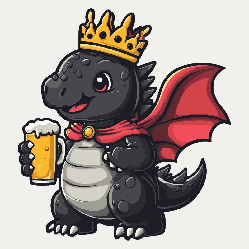 Drache Bier Lustig