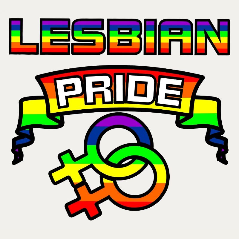 Rainbow lesbies proud logo 5