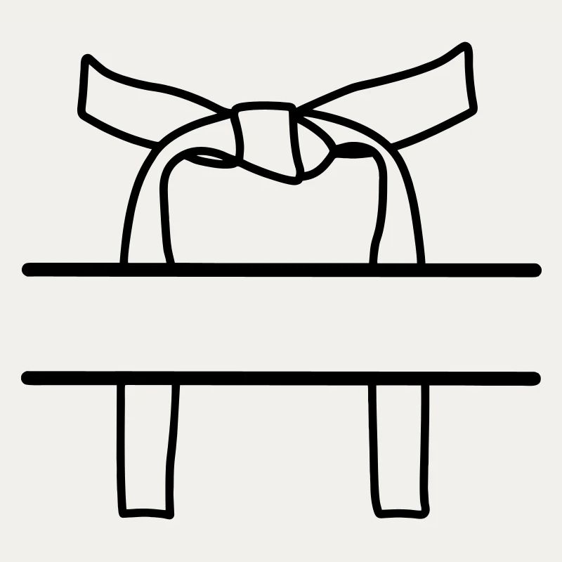 Transparentes Band oder Obi