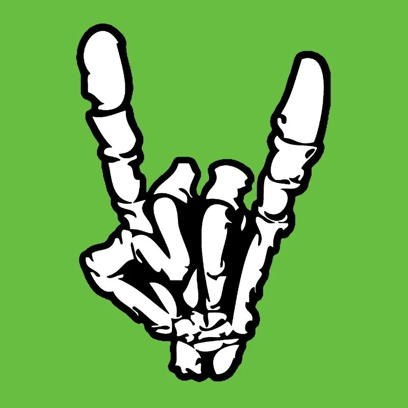 Rock'n'Roll- oder Heavy-Metal-Handzeichen *