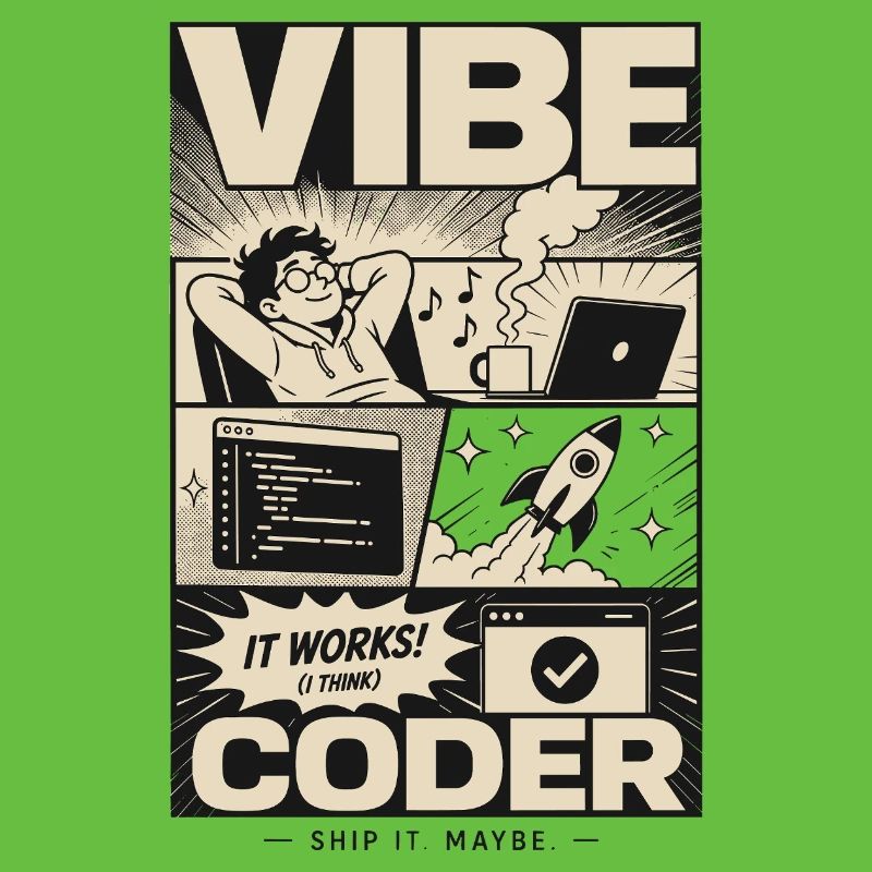 Vibe Coder Programmeur Humour