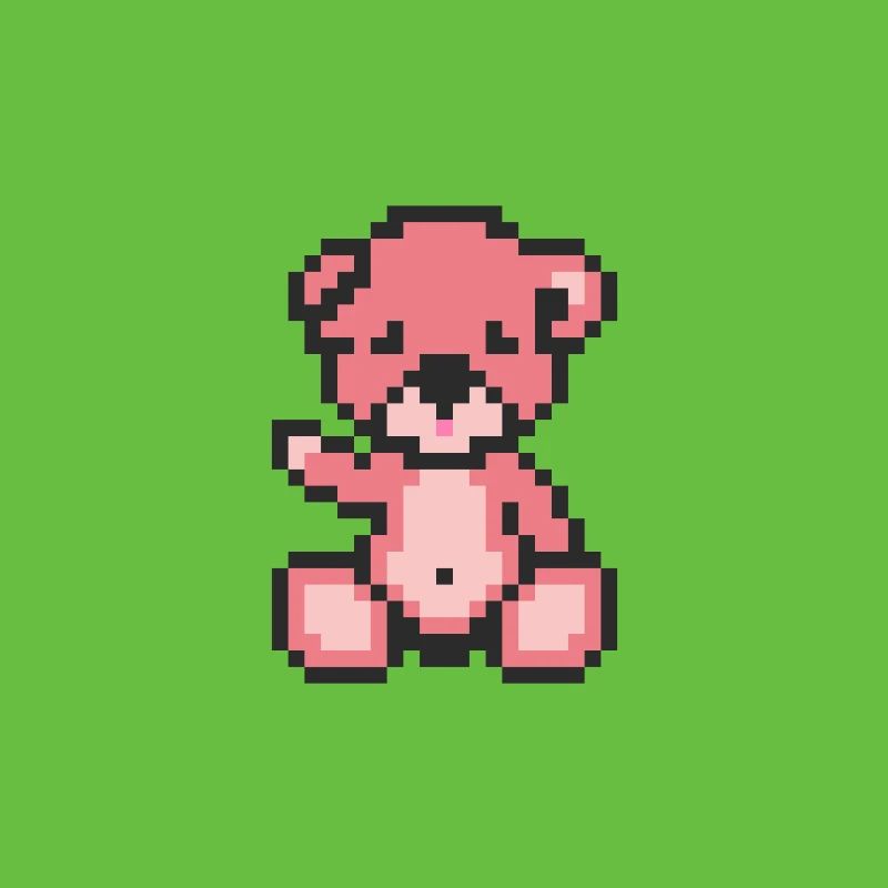 Pixel Bear Candy