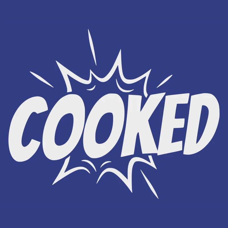 Cooked Explosive Comic Style