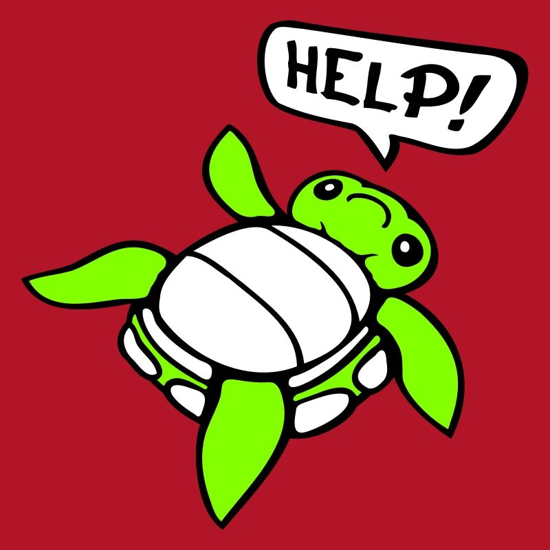 Turtle Back Tilted Over Helpless Side Help