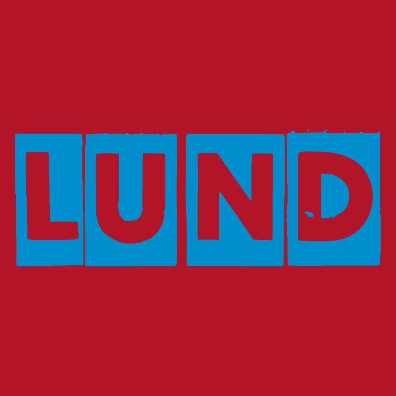 Lund – Blue Text Design