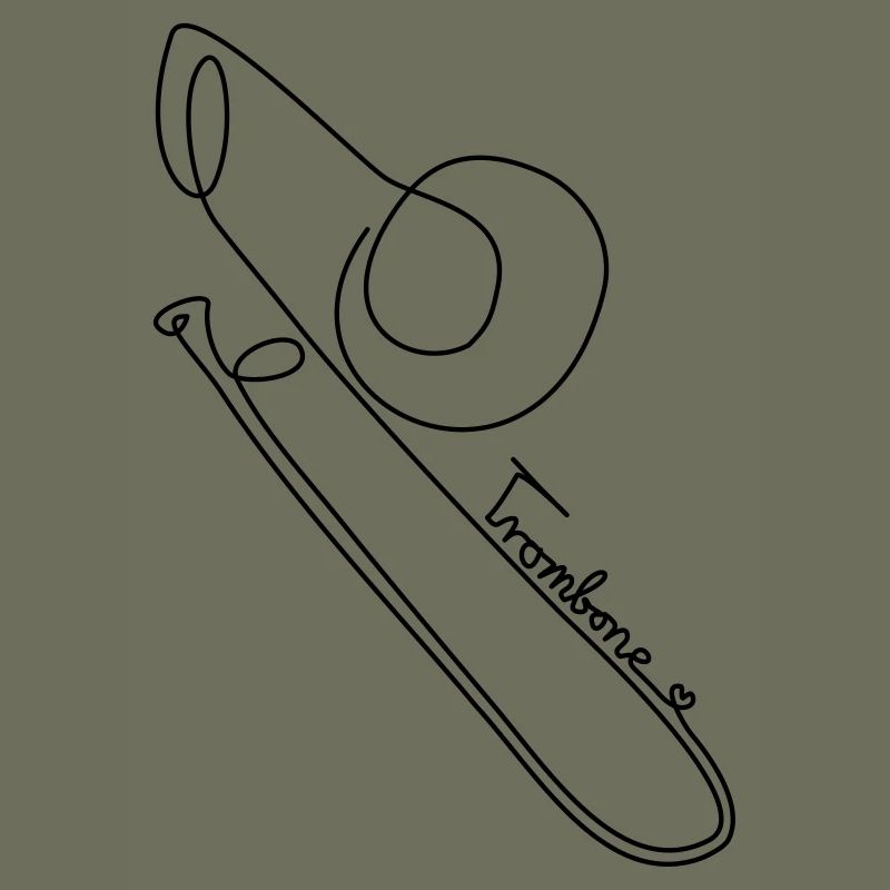 one line trombone