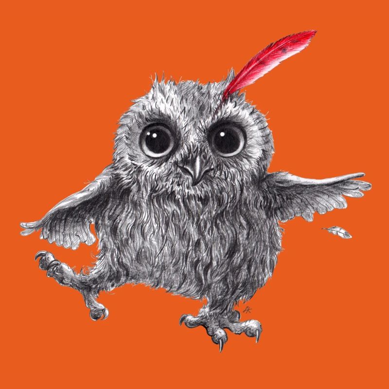 Chief Red - Glückliche Eule