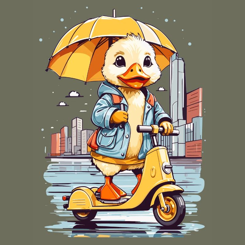 Duck with Roller