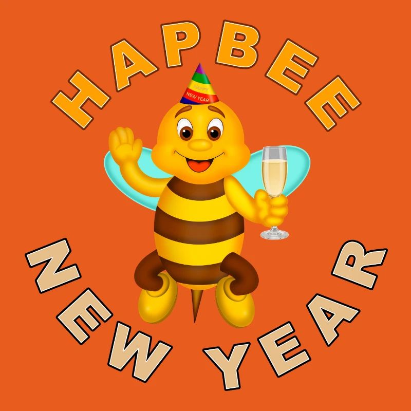 HAPBEE Neujahr mit Text 2