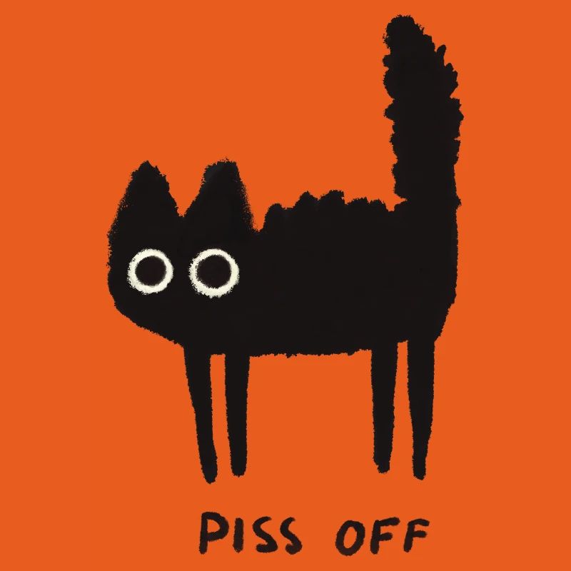 Grumpy Kitty Vibes – Lass mich in Ruhe