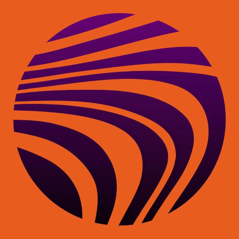 Psychedelic Pattern Violet Gradient