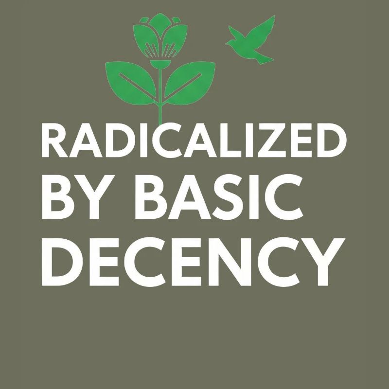 Radicalisé par la déclaration de décence de base sur le décalcomanie de chemise