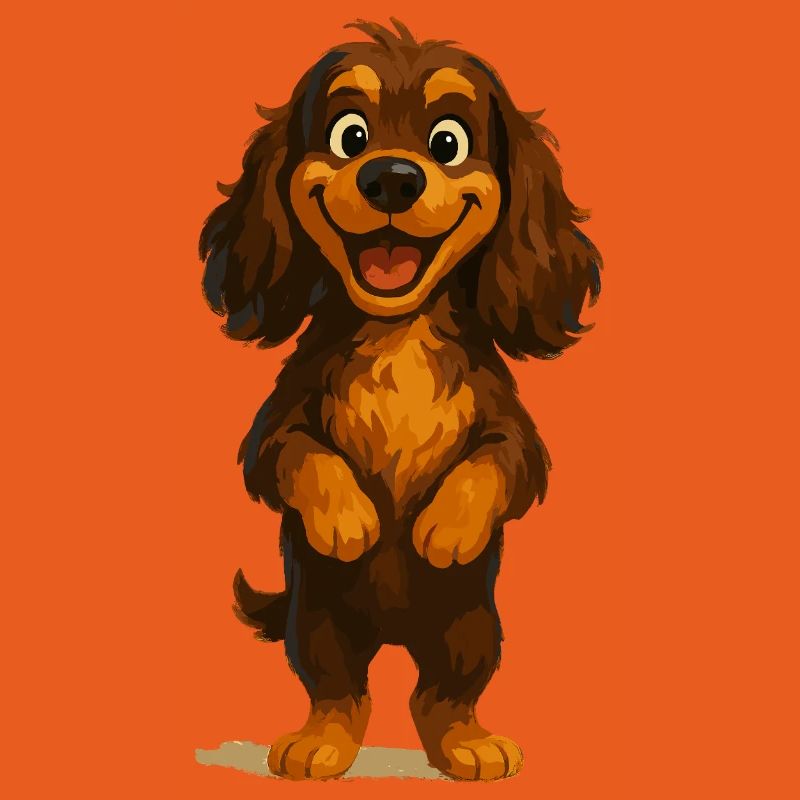 Cocker Spaniel Grinning Broadly