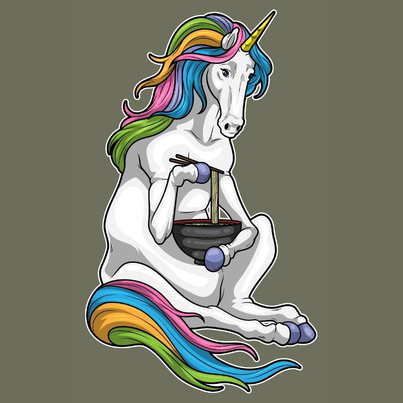 Cuisson de ramen de chef licorne