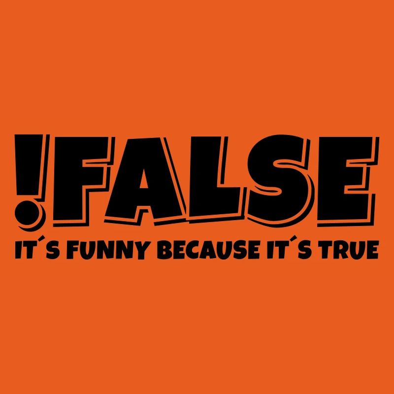 False True Programmierer Spruch