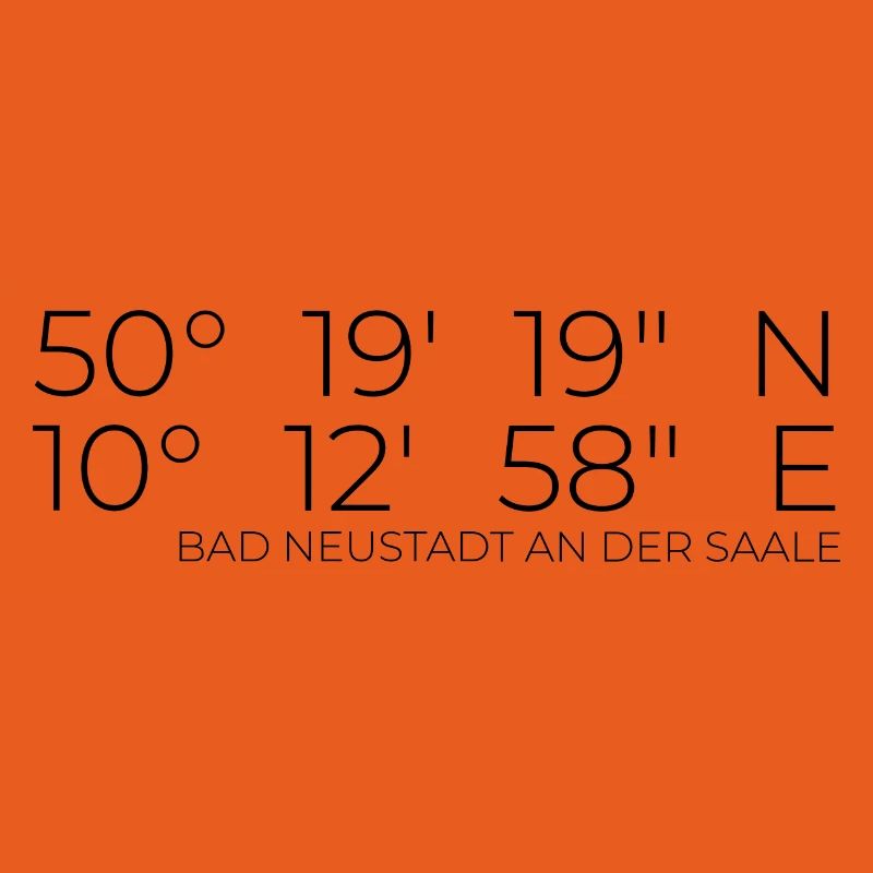 Coordinates Bad Neustadt an der Saale