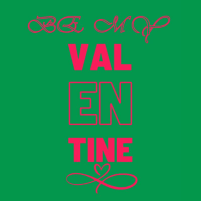 Conception élégante de la typographie de la Saint-Valentin
