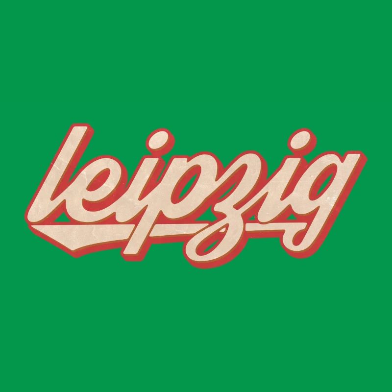 Leipzig Script Vintage Logo