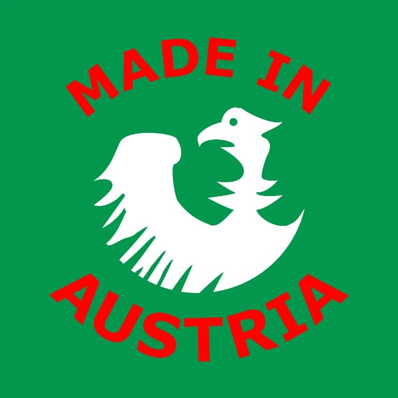 Made in Austria Eagle Logo Silhouette