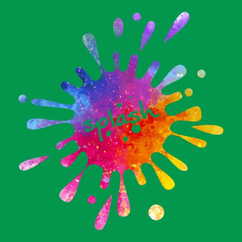 Splash - éclaboussure de couleur colorée