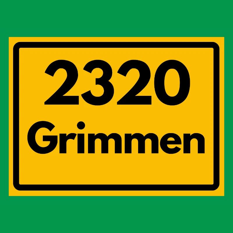 ANCIEN CODE POSTAL RÉTRO 2320 GRIMMEN HEIMAT