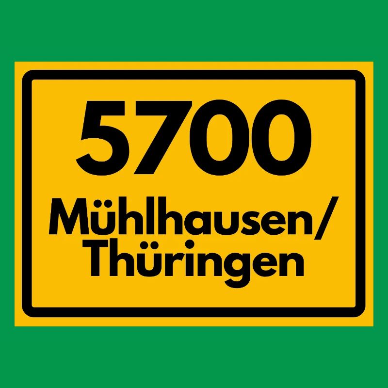 ANCIEN CODI POSTAL 5700 MÜHLHAUSEN THURINGIA