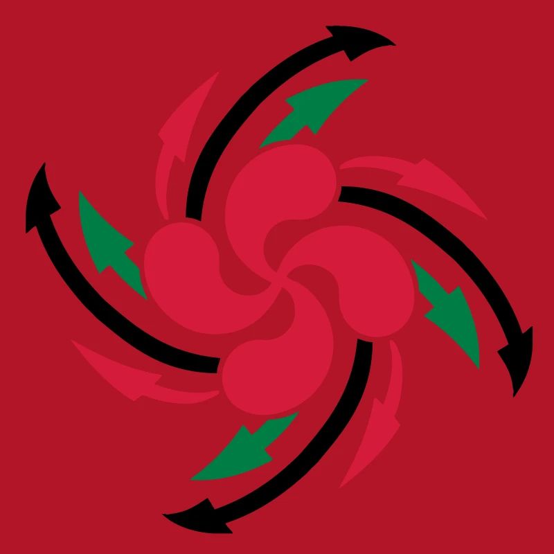 lauburu basque cross design