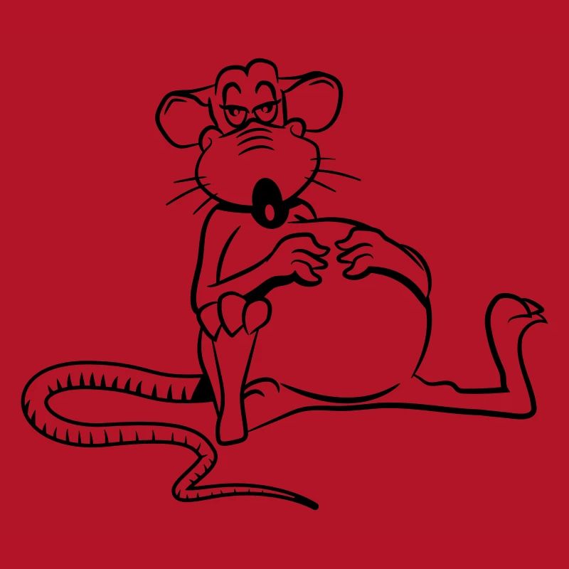 ratte satt müde