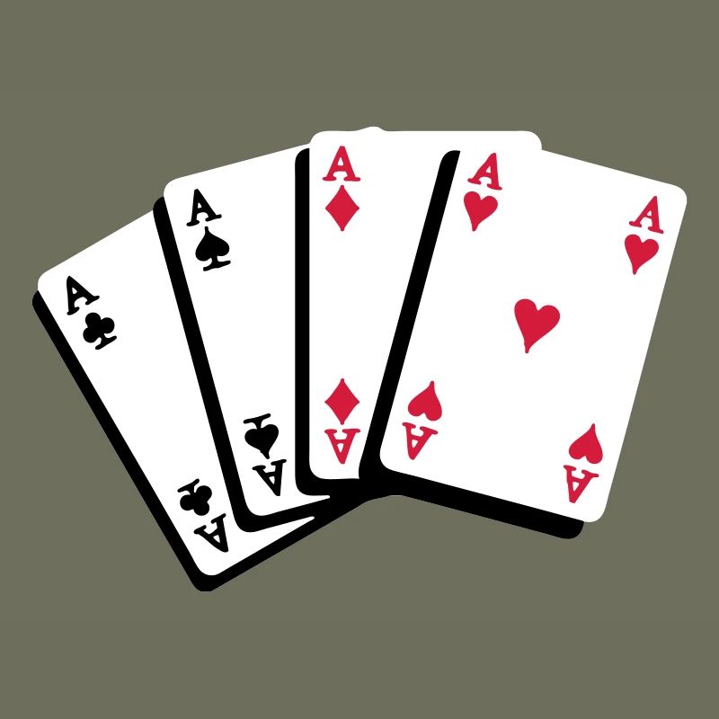 Poker Kartenfächer Asse