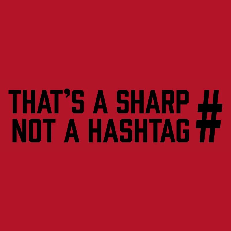 Sharp vs Hashtag