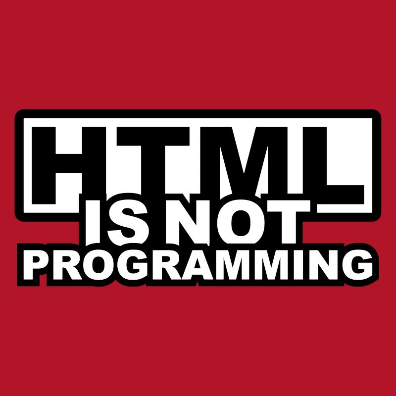 HTML est pas la programmation