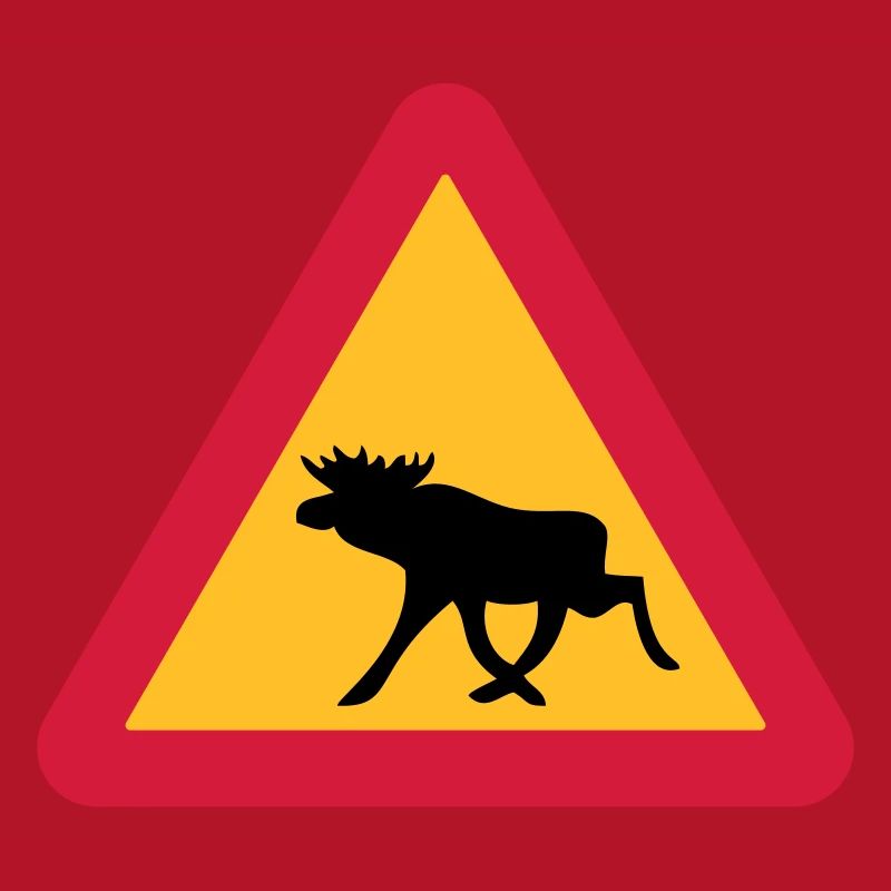 Caution Moose!