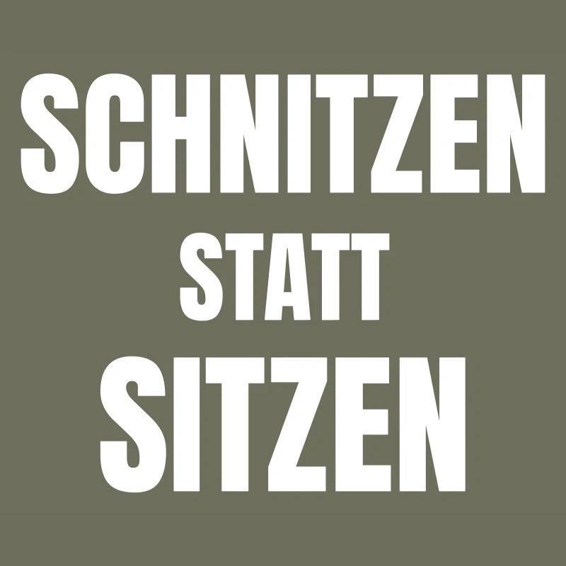 Schnitzen statt sitzen