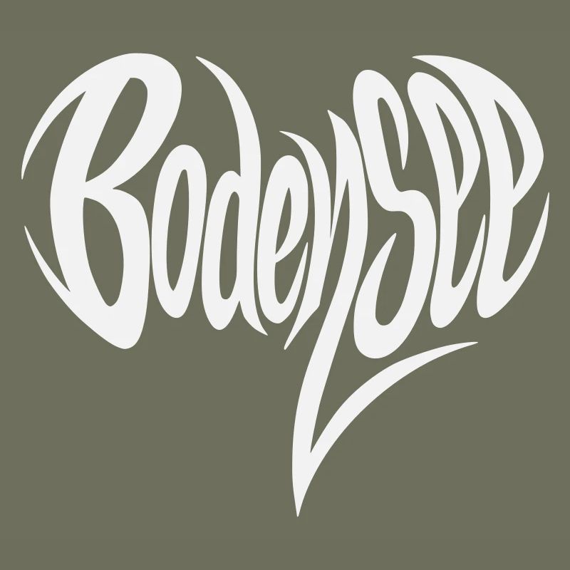 Bodensee Fließendes Lettering