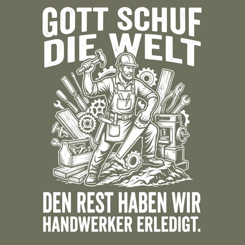 Stolzer Handwerker Beruf Geschenk Handwerk