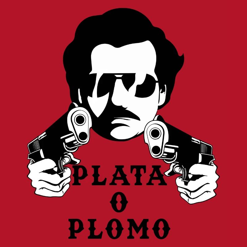 Pablo Escobar - Silber oder Blei-T-Shirt