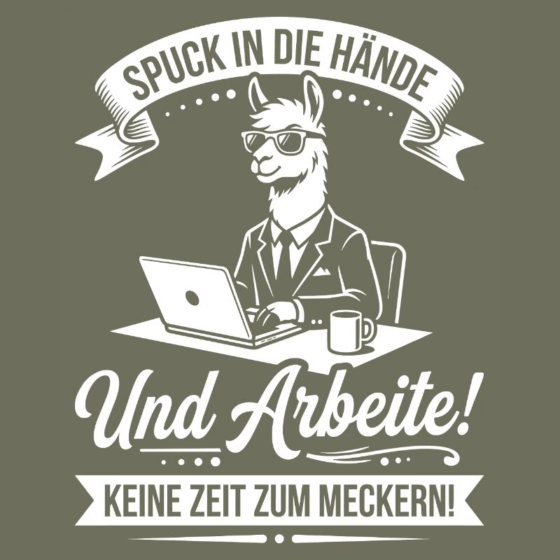 Spit in your hands, work!