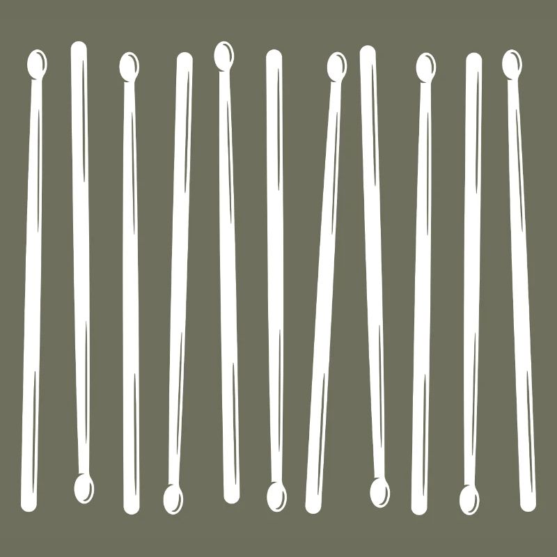 Drumsticks Vertical Pattern